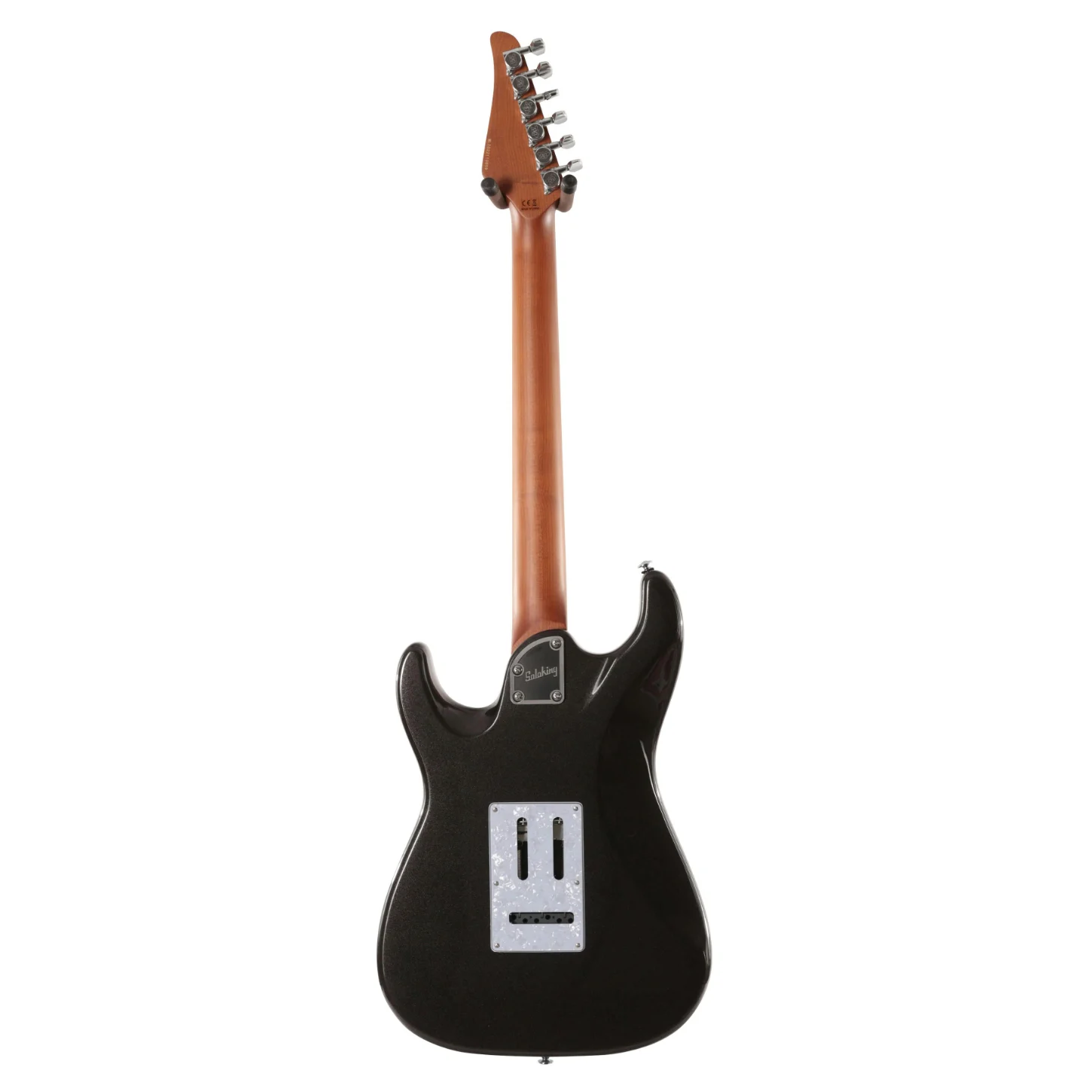 Soloking Ms-1 Classic Electric Guitar İn Metallic Black W/gigbag Siyah-beyaz