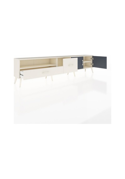 Arges Tv Ünitesi 2 Raflı 2 Çekmeceli 2 Kapaklı 220x30x51 Aytaşı-antrasit/aytaşı Antrasıt/aytası - Aytası Arges Tv Ünitesi 2 Raflı 2 Çekmeceli 2 Kapaklı 220x30x51 Aytaşı-antrasit/aytaşı Antrasıt/aytası - Aytası