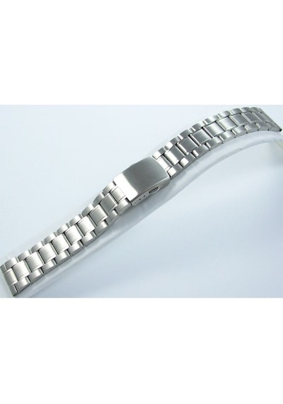 Çelik Saat Kordonu Yandan Kilitli Spor Metal Saat Kordonu 24Mm (529290194)