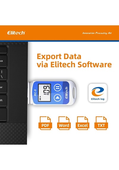 Elitech Datenlogger 32000 Punkt Usb Isı Datenlogger Kaydedici Dahili Sensör Genel
