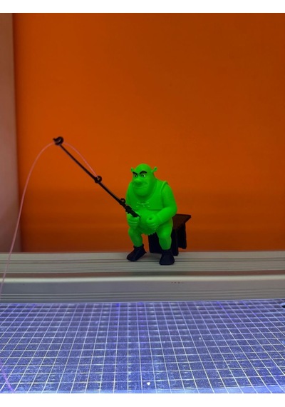 3d Balık Tutan Shrek