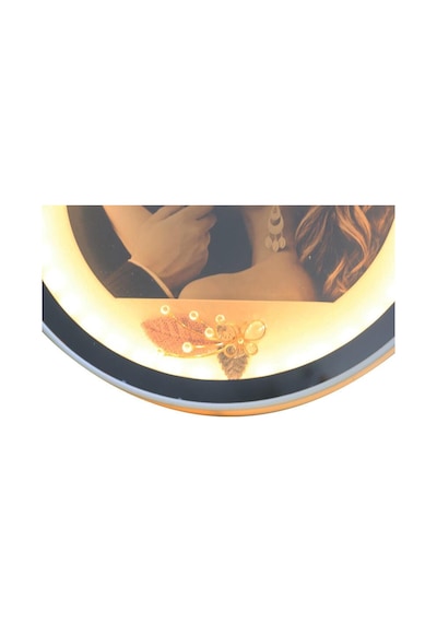 Ayna Led Li Çerçeve Led Işıklı Yuvarlak Fotoğraf Çerçevesi Diğer