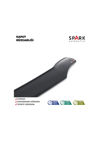 Nissan Skystar 2001-2012 Yılları Arası Ön Kaput Rüzgarlığı 3mm Siyah