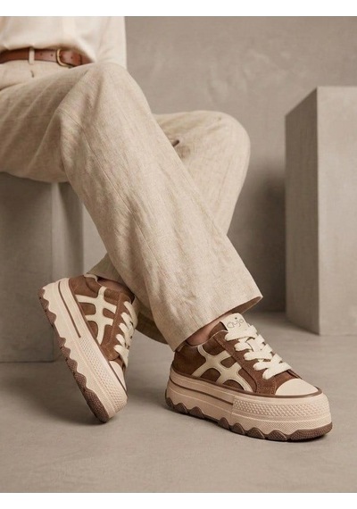 Guja Gıja 26k366 Camel Kadın Günlük Sneaker
