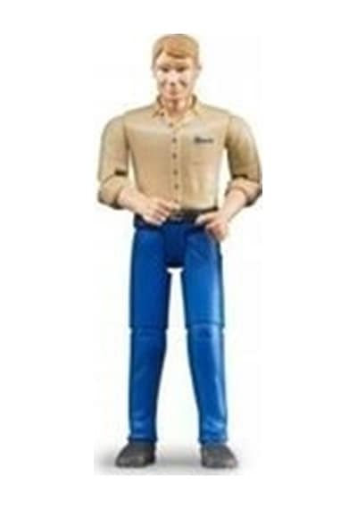 Bruder Açık Tenli Mavi Pantolonlu Adam Br60006