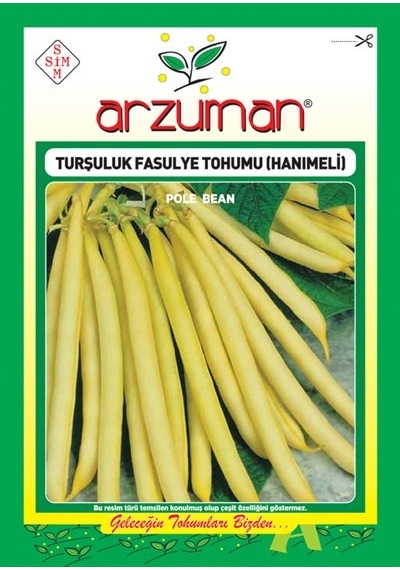 Arzuman Turşuluk Hanımeli Fasulye Tohumu 50 G