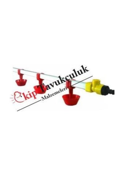 Nipel Suluk Tavuk Suluk Otomatik 60 Cm. 3 Yaylı Çanak