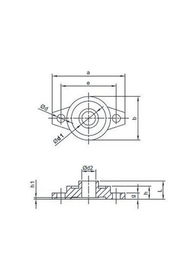 Ufl000 Rulmanlı Yatak Ø10 Mm