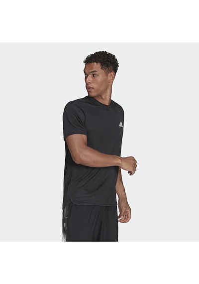 Black Adidas Erkek Günlük T-shirt D4m Tee Hf7214 Null Siyah