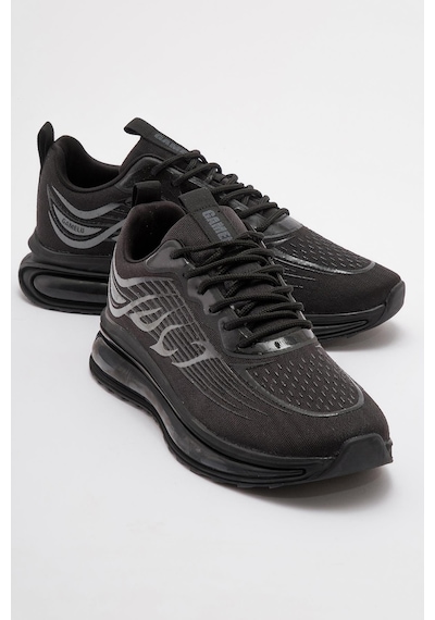 Gamelu Apple Erkek Sneaker Ayakkabı - Siyah Siyah