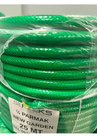 Bahçe Sulama Hortumu Örgülü New Garden 1/2 Parmak Metre Seçiniz Hızlı Teslimat Dışı Yeşil Içi Sarı 20 Metr