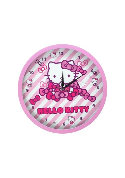 Ykc Hello Kitty Çocuk Odası Duvar Saati-Lisanslı Diğer