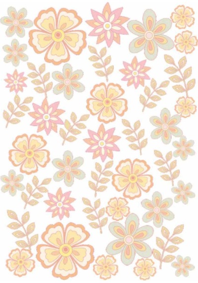 946k Artebella Soft Transfer  Koyu Zemin 23x34 cm