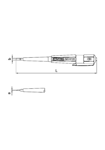 Ceta Form 6105 Kontrol Kalemi 140 MM Vde Onaylı