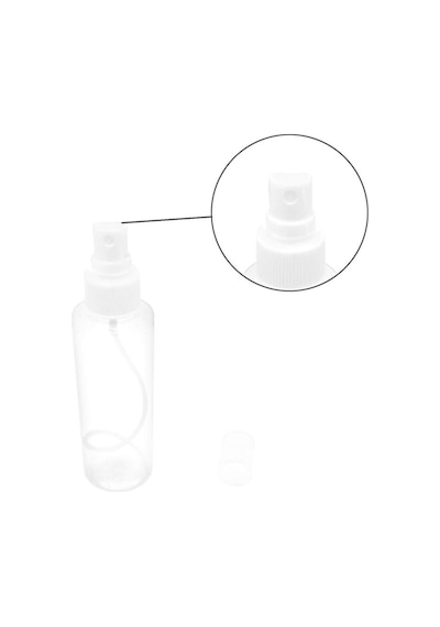 Güvenç Ambalaj 5 Adet 50 ml Sprey Kapaklı Dezenfektan ve Kolonya Boş Şişesi