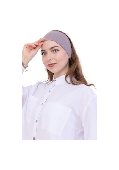 Modish Group Kadın Tesettür Bandana Penye Kaymaz Hazır Şal Eşarp Altı Bone Rahat Kullanım Açık Vizon