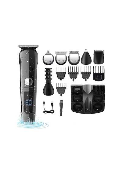Cf30 Ipx6 Yıkanabilir Profesyonel Multi Fonksiyonlu 6in1 Şarjlı Saç Sakal Kesme Makinası Diğer