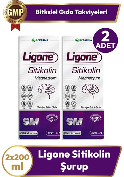 Ligone Sitikolin Şurup 200 Ml 2 Adet