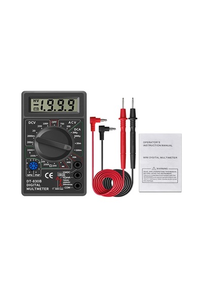 Dt830b Multimetre Dijital Ölçü Aleti Avometre Voltmetre Ampermetre - 294589299