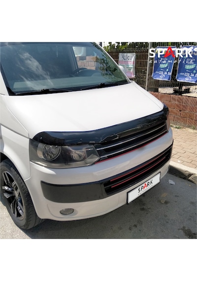 Volkswagen Transporter T5 2009-2014 Yıl Aralığı Uyumlu Kaput Rüzgarlığı 4mm Siyah