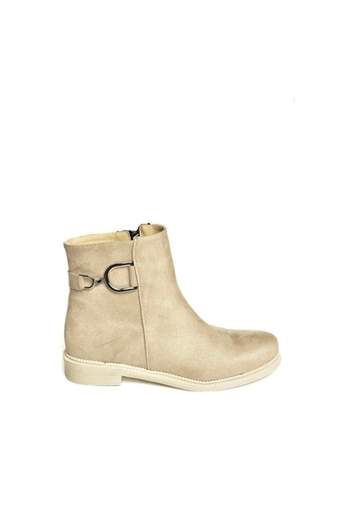 Fox Shoes T239004702 Bej Süet Kadın Bot Bej-süet Bej