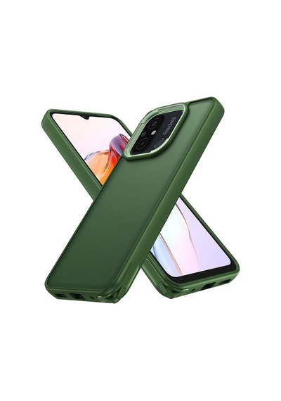 Ilkeshop Newface Xiaomi Redmi 12c Kılıf Elegant Kapak - Yeşil