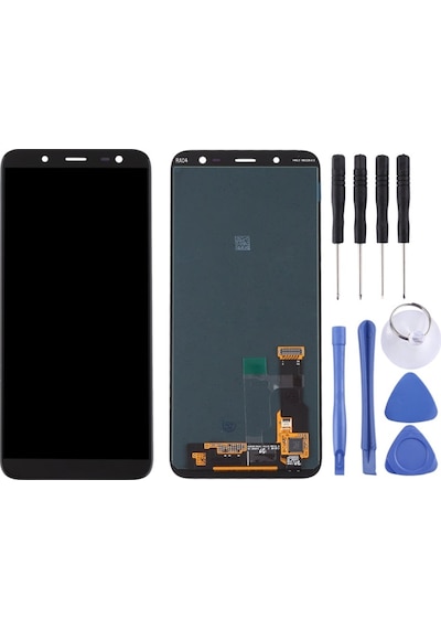 Samsung Galaxy Uyumlu A6 2018 A600 Lcd Ekran Siyah Renk İlanı +tamir Seti Aaa Katite