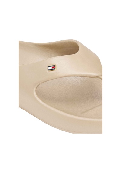 Tommy Hilfiger Kadın Marka Logolu Günlük Kullanıma Uygun Beyaz Terlik Fw0fw09201 0ht