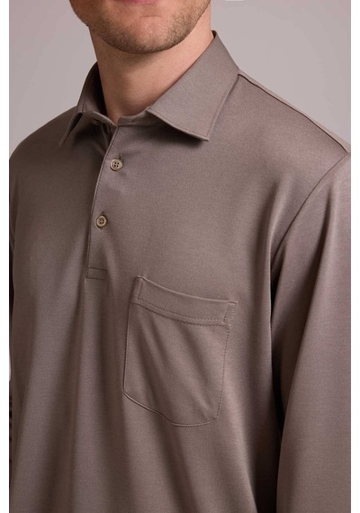 Ysf Erkek Yeşil Polo Yaka Sweatshirt