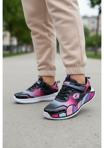 02 Kız Çocuk Rahat Sneaker Siyah