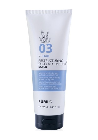 Purıng 03 Rehab Kıvırcık Saçlar İçin İpek&buğday Proteinli Bukle Belirginleştirici Saç Maskesi 250ml
