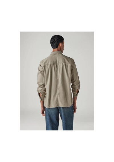 Levi's Erkek Rahat Kesim Cepli Bej Gömlek-0061h-0005