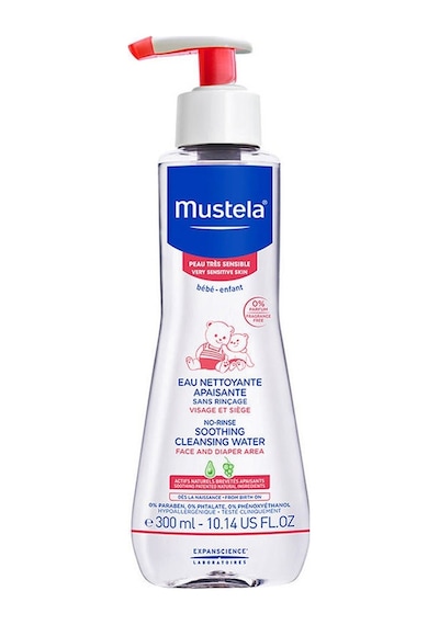 Mustela Eau Nettoyante Apaisante Hassas Ciltler İçin Temizleme Sıvısı 300 ML