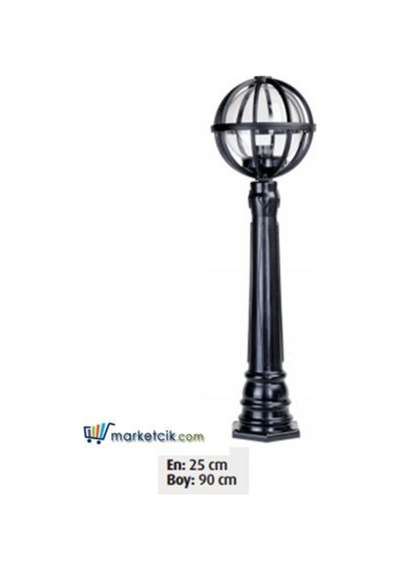 90X25 20 Lik Şeffaf Gloplu Meridyen Model Park Bahçe Aydınlatma (547729384)