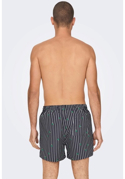 Only & Sons Erkek Onsted Deniz Şortu 22025380 Siyah