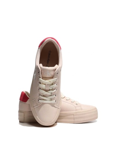 Calvin Klein Kadın Pembe Logolu Sneakers Pembe