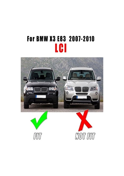 Bmw X3 E83 Lcı 2007-2010 İçin Sis Farı Çerçeveleri Sağ-sol