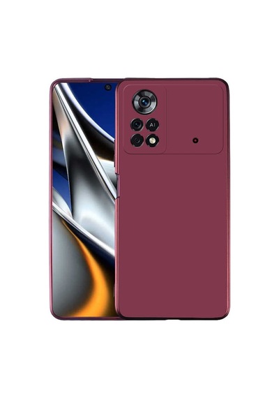 Xiaomi Poco X4 Pro 5g İle Uyumlu Kılıf Mürdüm Silikon Kapak Xiaomi Poco X4 Pro 5g İle Uyumlu, Mürdüm Sku: Zeusb0cw1nwcmq