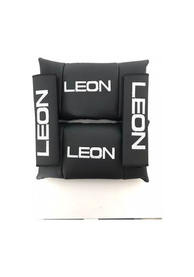 Seat Leon Nakışlı Deri 1 Çift Boyun Yastık Ve 1 Çift Kemer Pedi (510819093)