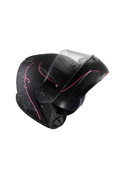 Ls2 Strobe 2 Lux M.siyah-pembe Kask Renkli