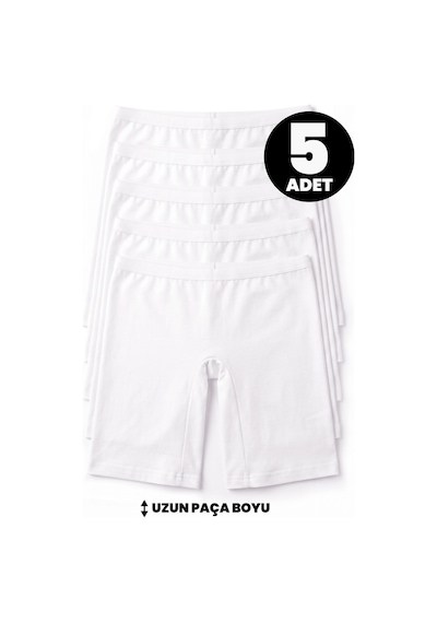 Öts Kız Çocuk 5 Li Pamuklu Boxer Pembe Uzun Premium Günlük Kullanım 8254-5 Beyaz Öts Kız Çocuk 5 Li Pamuklu Boxer Pembe Uzun Premium Günlük Kullanım 8254-5 Beyaz