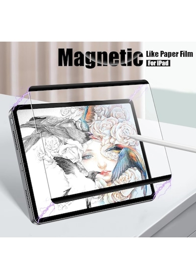 Samsung Galaxy Tab S7-s8-s9 Plus S9 Fe Plus S7 Fe İle Uyumlu Çok Kullanımlı Magnetik Paper Like