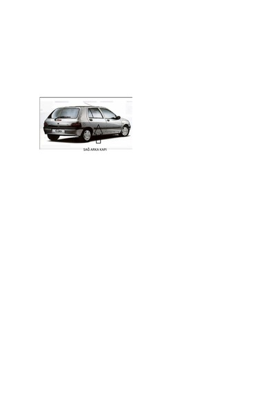 7751470529 Clio Sağ Arka Kapı Fransız Kasa Inal