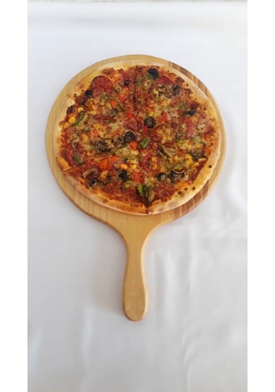Ahşap Pizza, Pide, Peynir, Ordorv Sunum, Servis Ve Kesme Tahtası 30 X 43 X 2cm Ahşap