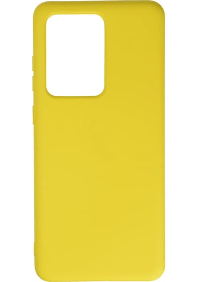Newface Samsung Galaxy Uyumlu S20 Ultra Kılıf Nano İçi Kadife Silikon Glblseme - 94 - Sarı