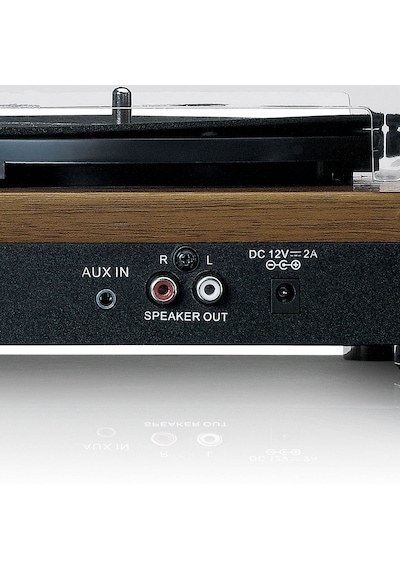 Lenco Ls-100Wd Ahşap Harici Hoparlörlü Bluetooth Pikap