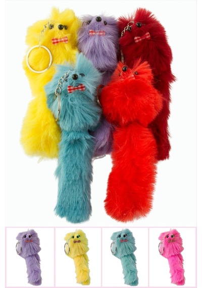 Bay Tilki Peluş Çanta Anahtarlık Najmaddin Altın 38624271