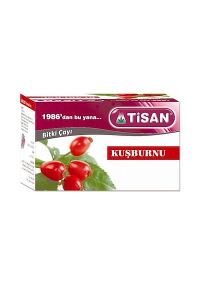 Tisan Kuşburnu Bitki Süzen Poşet Çay 2 x 20'li