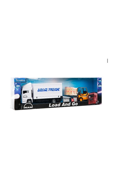 Man Beyaz Kamyon Ve Forklift