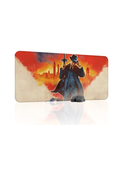 Mafia Kaymaz Dikişli Kauçuk Oyuncu Mousepad V2 - 90x40 Xxl Gaming Mouse Pad Fare Altlığı